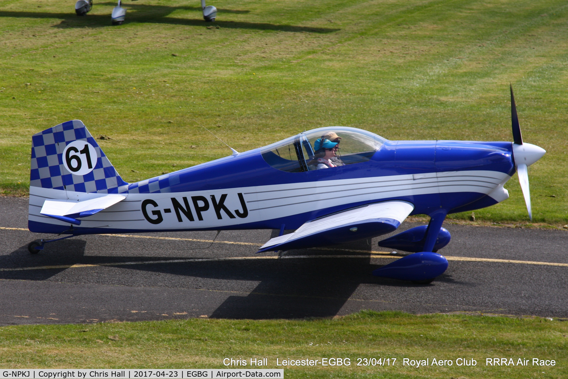G-NPKJ, 1998 Vans RV-6 C/N PFA 181-13138, Royal Aero Club 3R's air race at Leicester