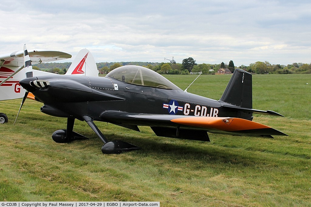 G-CDJB, 1987 Vans RV-4 C/N 1270, @ the Radial&Trainers Fly-In Wolverhampton(Halfpenny Green)Airport. Ex:-N21RP.