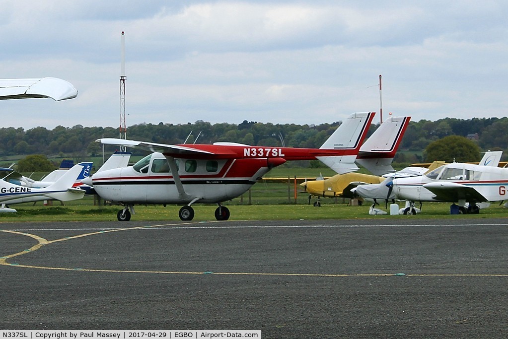 N337SL, 1974 Cessna 337G Super Skymaster C/N 33701612, @ Wolverhampton(Halfpenny Green)Airport.