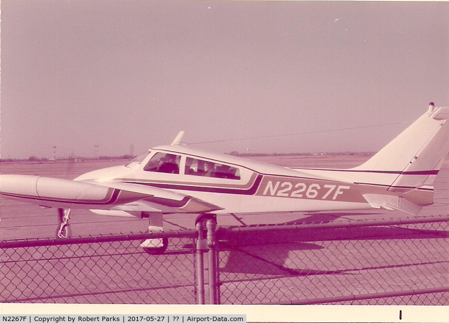 N2267F, 1966 Cessna 310L C/N 310L-0067, I took this photo sometime back in the late '70's. I don't remember why or who was the owner of the aircraft. Would like to find out!