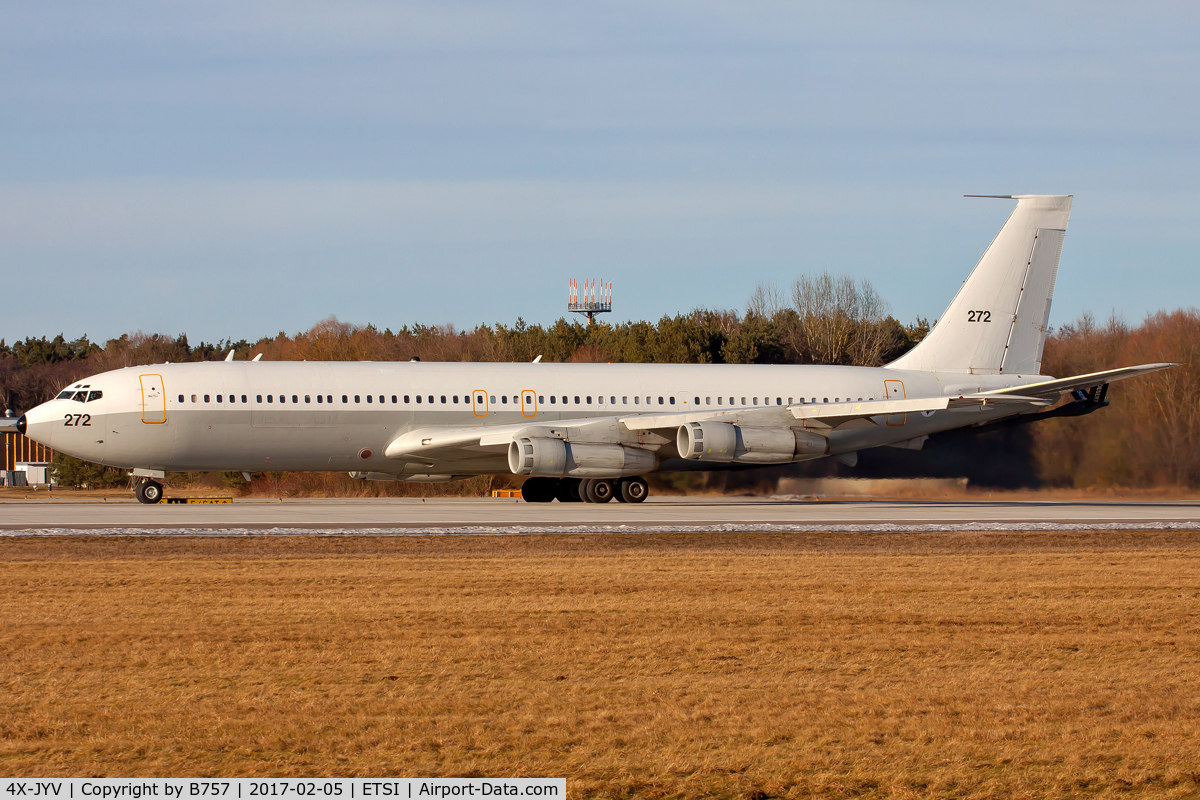 4X-JYV, 1975 Boeing 707-3L6C C/N 21096, Takeoff to FRA