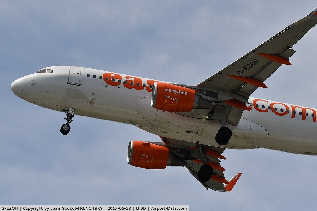 G-EZOH, 2015 Airbus A320-214 C/N 6546, Easyjet U24131 from Barcelona landing runway 23