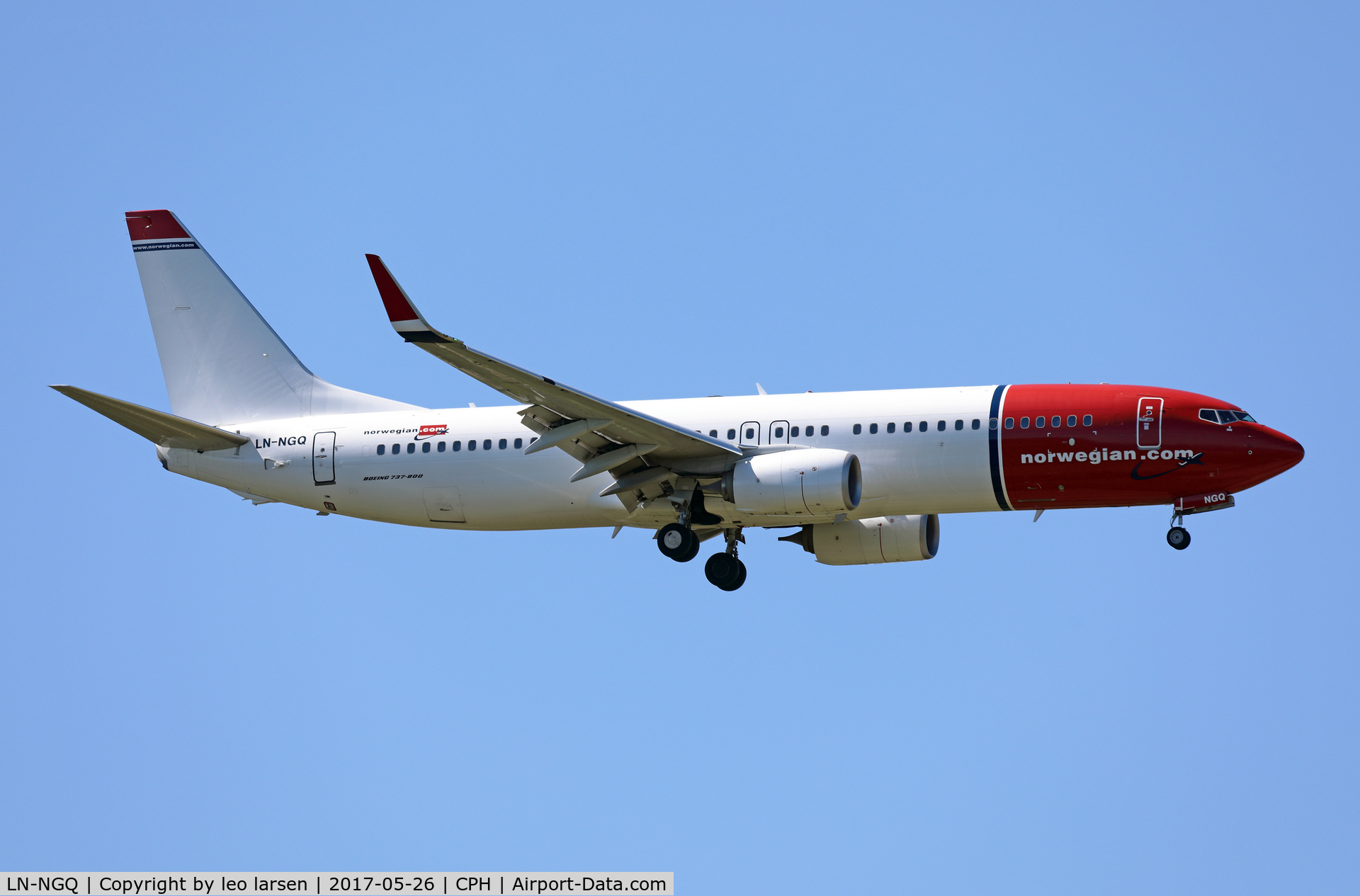 LN-NGQ, 2013 Boeing 737-8JP C/N 39027, Copenhagen 26.5.2017