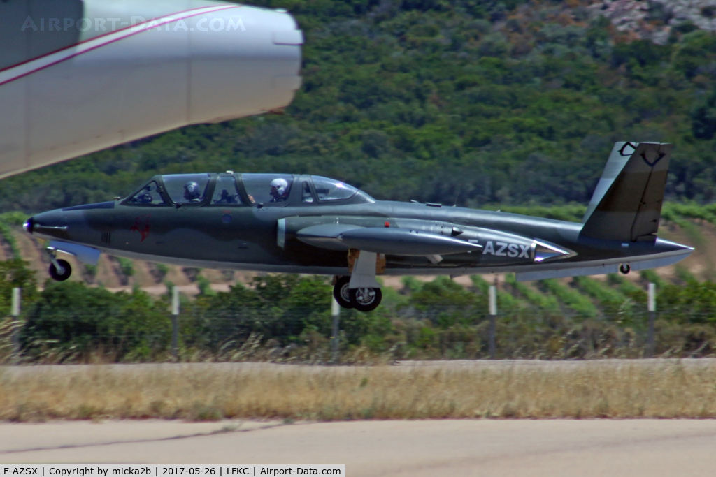 F-AZSX, Fouga CM-170 Magister C/N 533, Landing