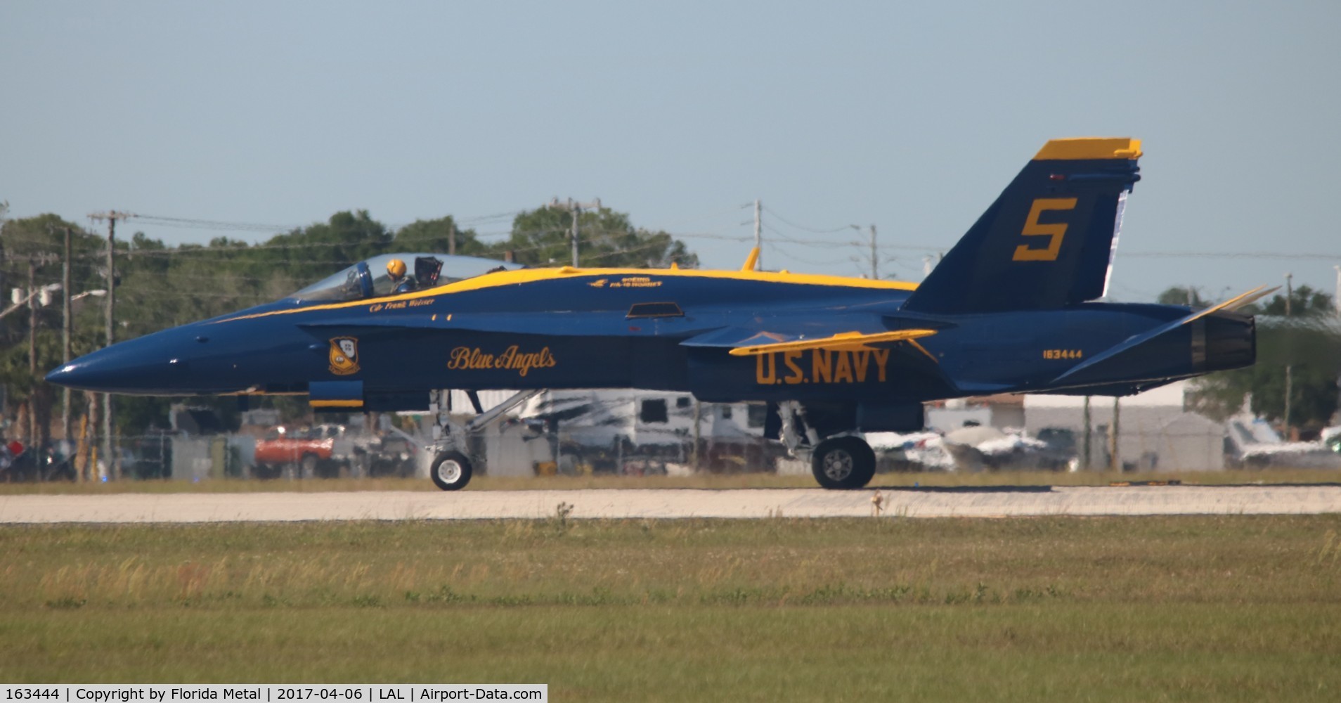 163444, 1987 McDonnell Douglas F/A-18C Hornet C/N 0648/C015, Blue Angels