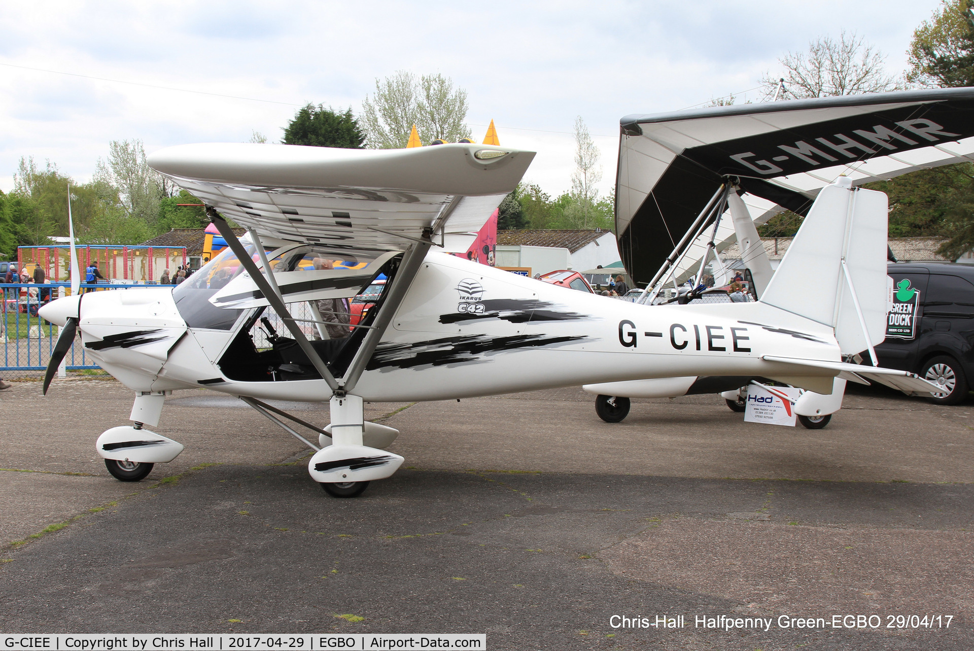 G-CIEE, 2013 Comco Ikarus C42 FB100 Bravo C/N 1311-7289, at the Radial & Trainer fly-in