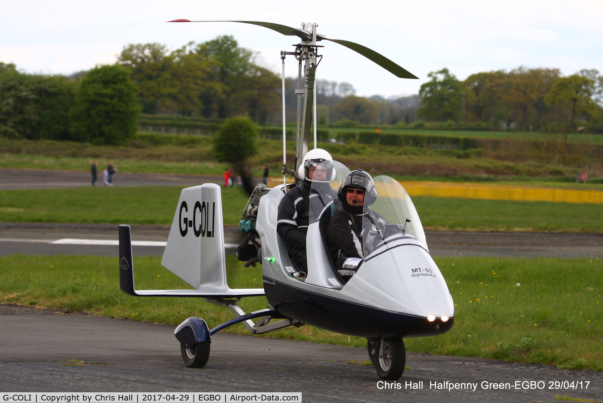 G-COLI, 2008 Rotorsport UK MT-03 C/N RSUK/MT-03/037, at the Radial & Trainer fly-in