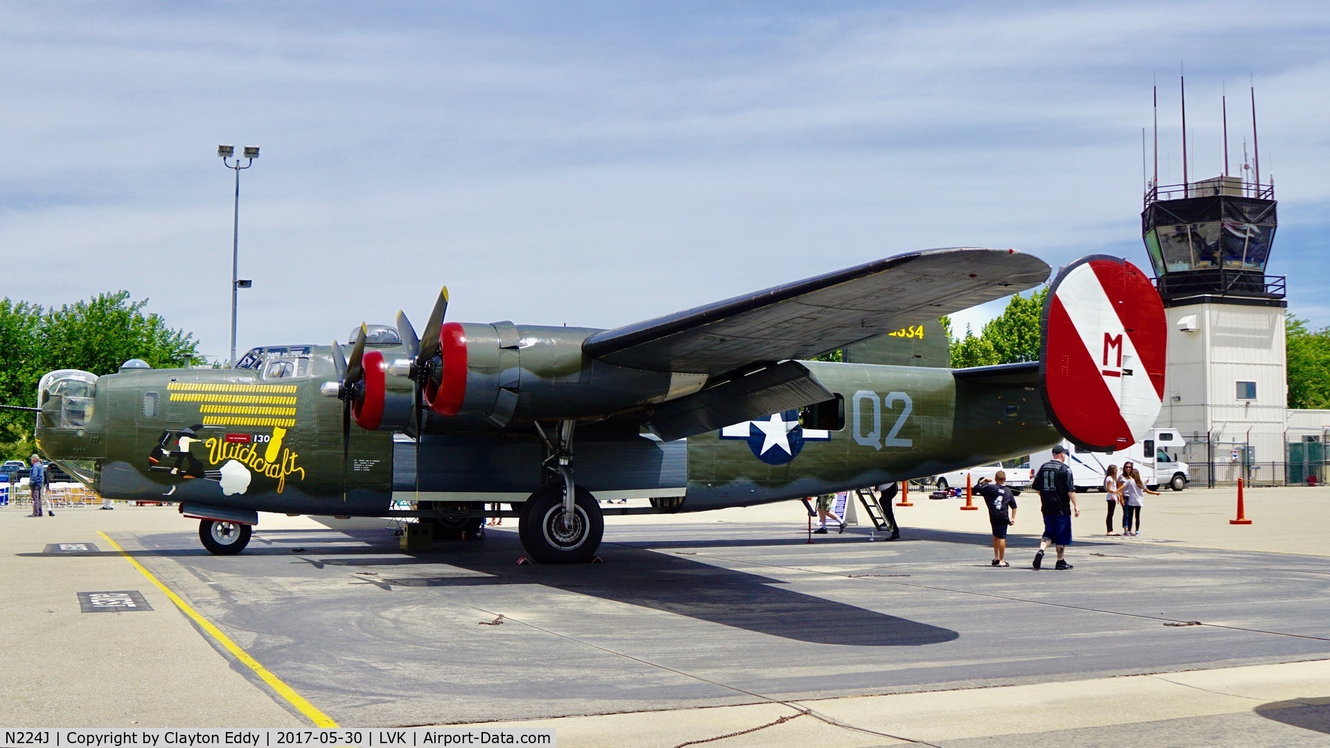 N224J, 1944 Consolidated B-24J-85-CF Liberator C/N 1347 (44-44052), Livermore Airport California 2017.