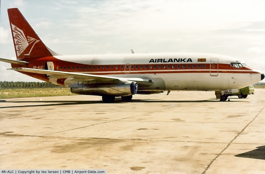 4R-ALC, 1976 Boeing 737-2L9 C/N 21278, Colombo april 1980