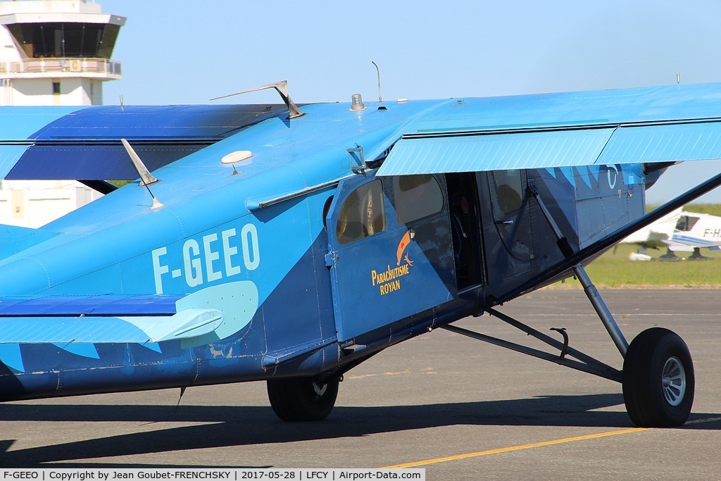 F-GEEO, Pilatus PC-6/B2-H2 C/N 67 6, ALTITUDE SUD, Royan paraclub