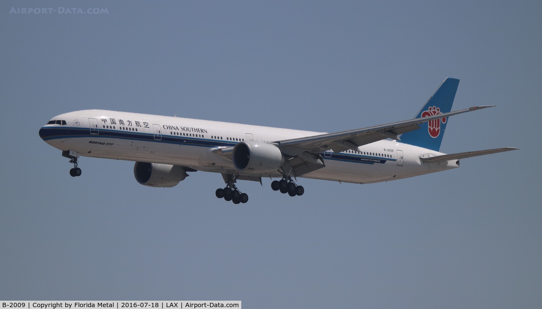 B-2009, 2014 Boeing 777-31B/ER C/N 43223, China Southern