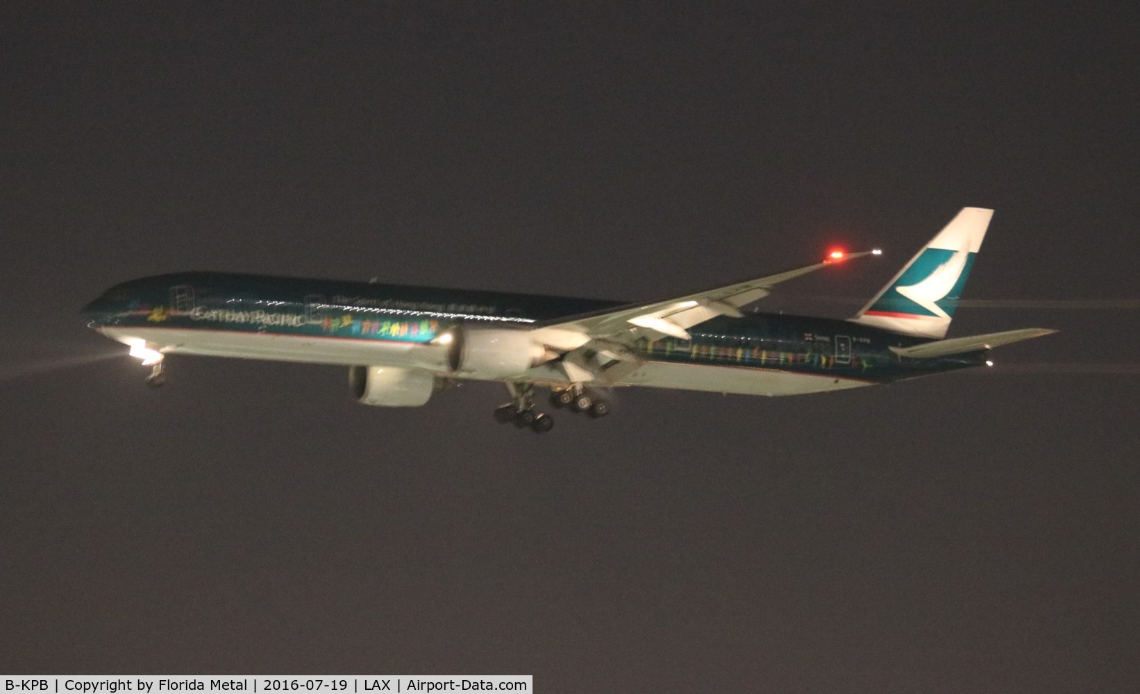 B-KPB, 2007 Boeing 777-367/ER C/N 35299, Spirit of Hong Kong Cathay