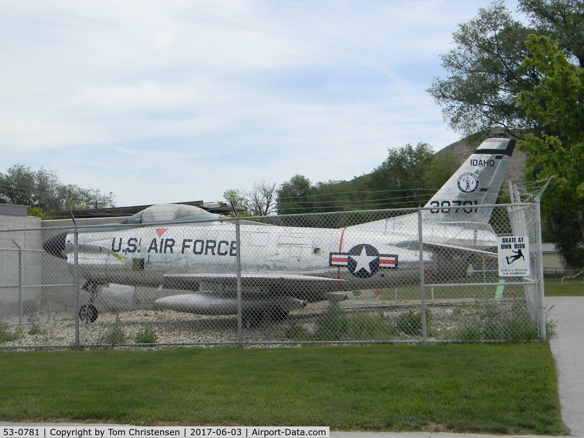 53-0781, 1953 North American F-86L Sabre C/N 201-225, In Wadleigh Park, Vale, Oregon