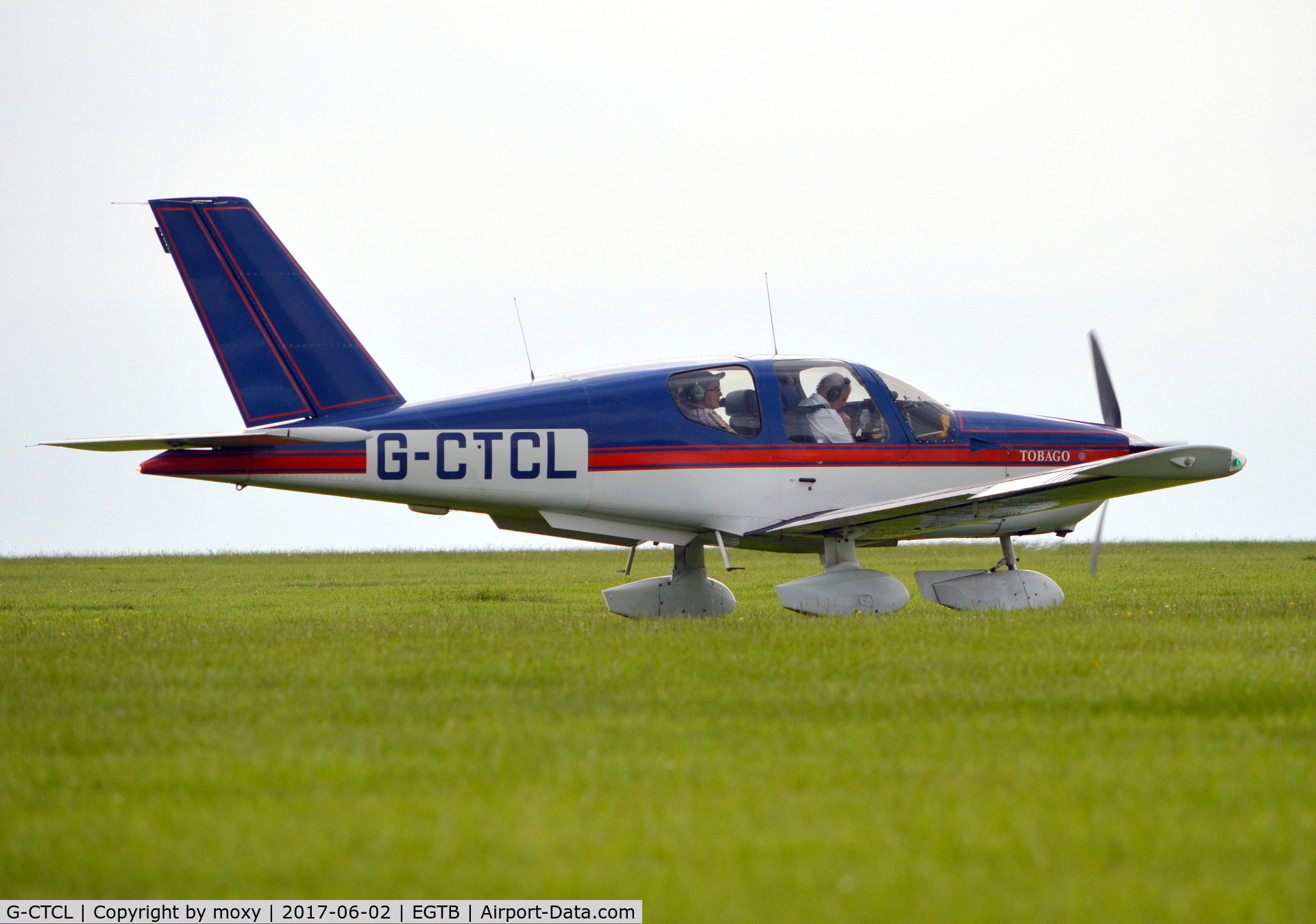 G-CTCL, 1990 Socata TB-10 Tobago C/N 1107, Socata TB-10 Tobago at Wycombe Air Park.