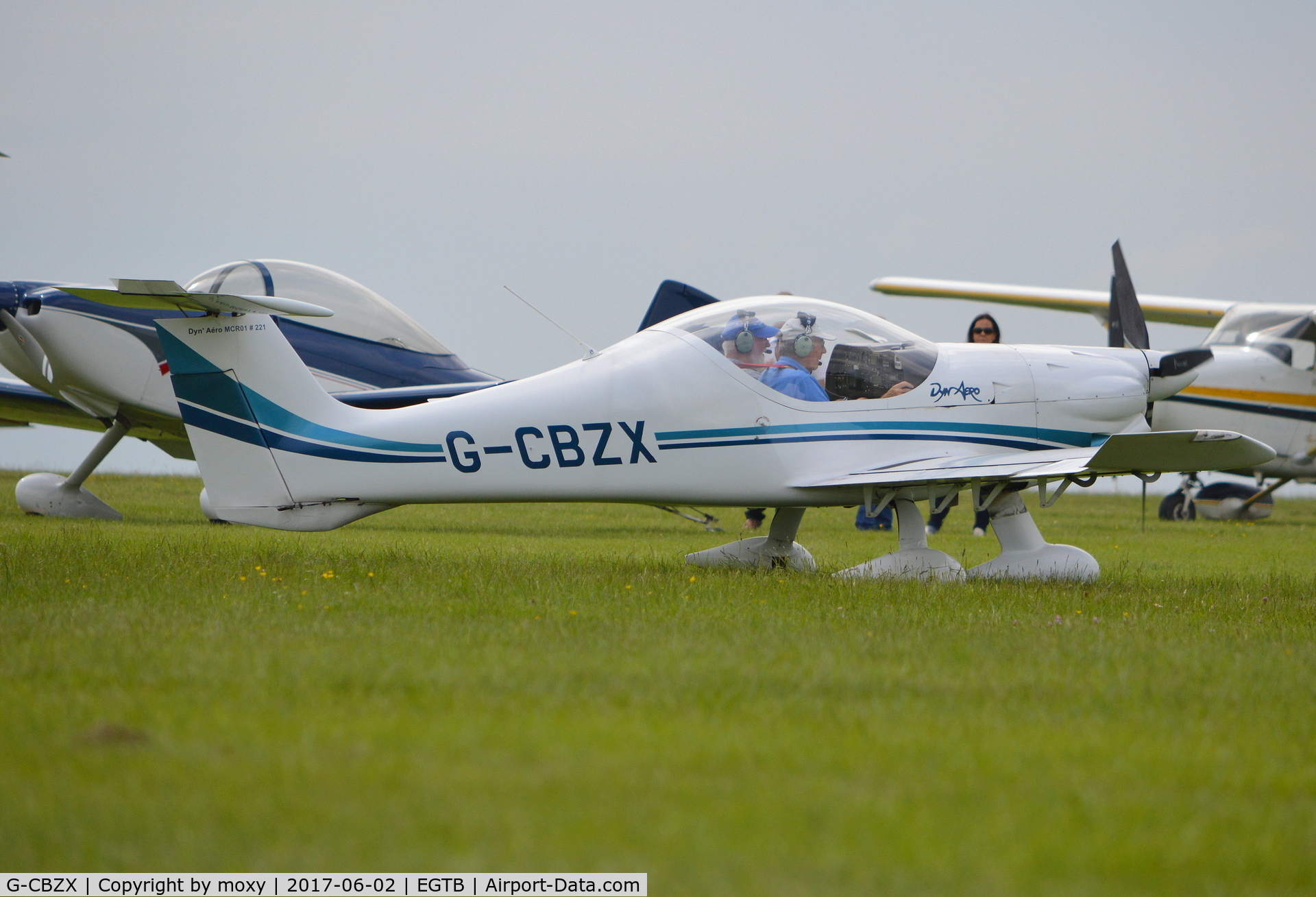 G-CBZX, 2005 Dyn'Aero MCR-01 ULC Banbi C/N PFA 301B-13957, Dyn'Aero MCR-01 ULC at Wycombe Air Park.