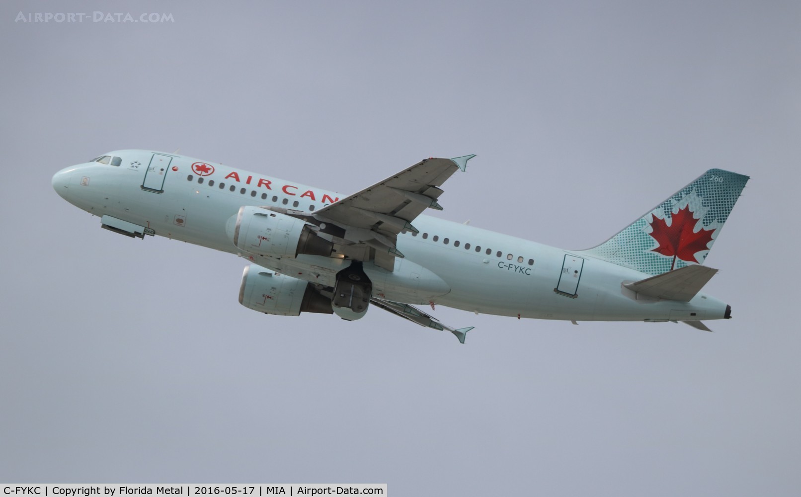 C-FYKC, 1997 Airbus A319-114 C/N 691, Air Canada
