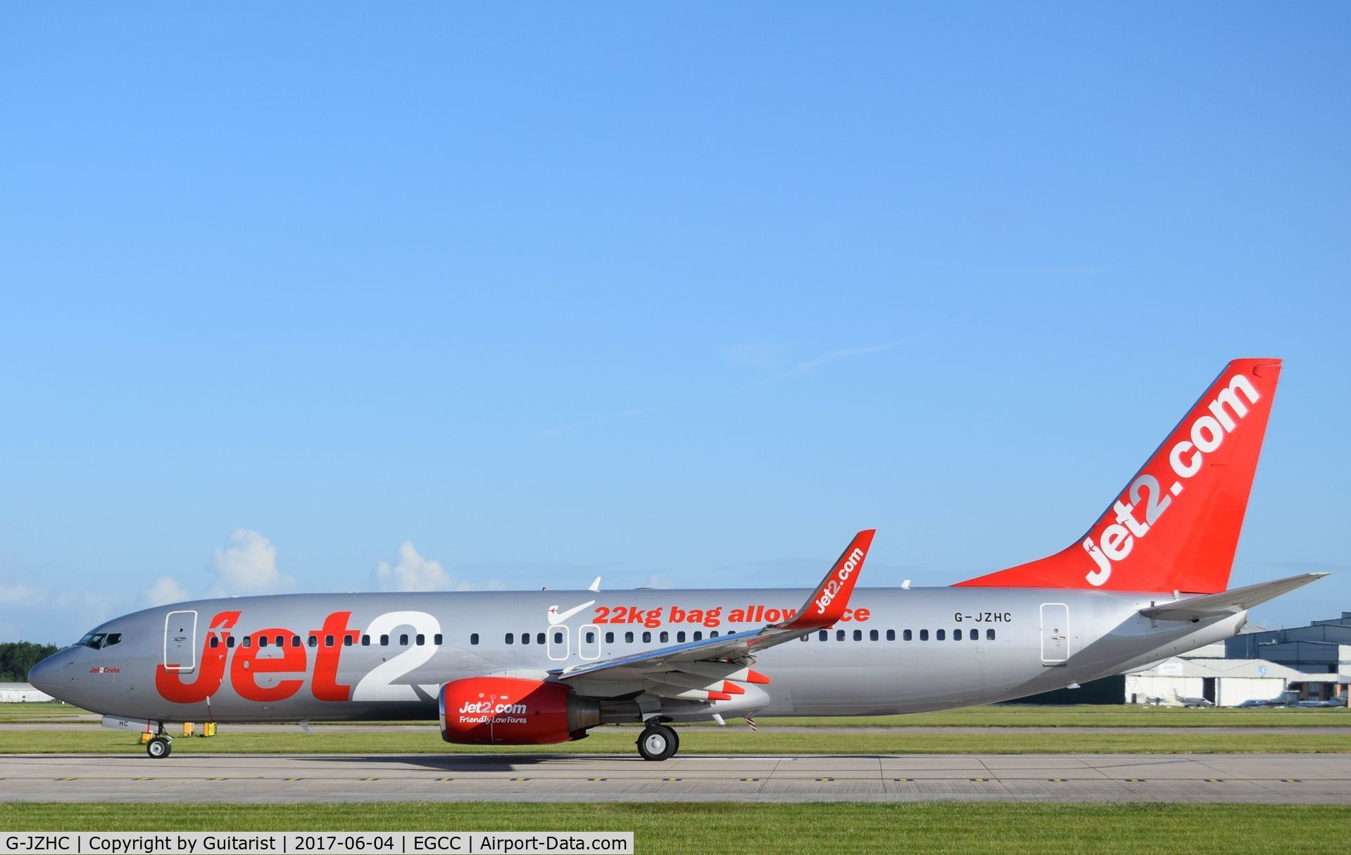 G-JZHC, 2000 Boeing 737-8K5 C/N 30593, At Manchester