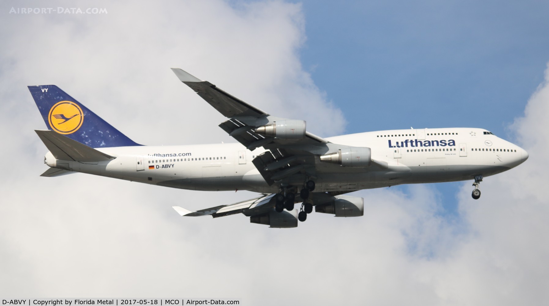 D-ABVY, 2000 Boeing 747-430 C/N 29869, Lufthansa