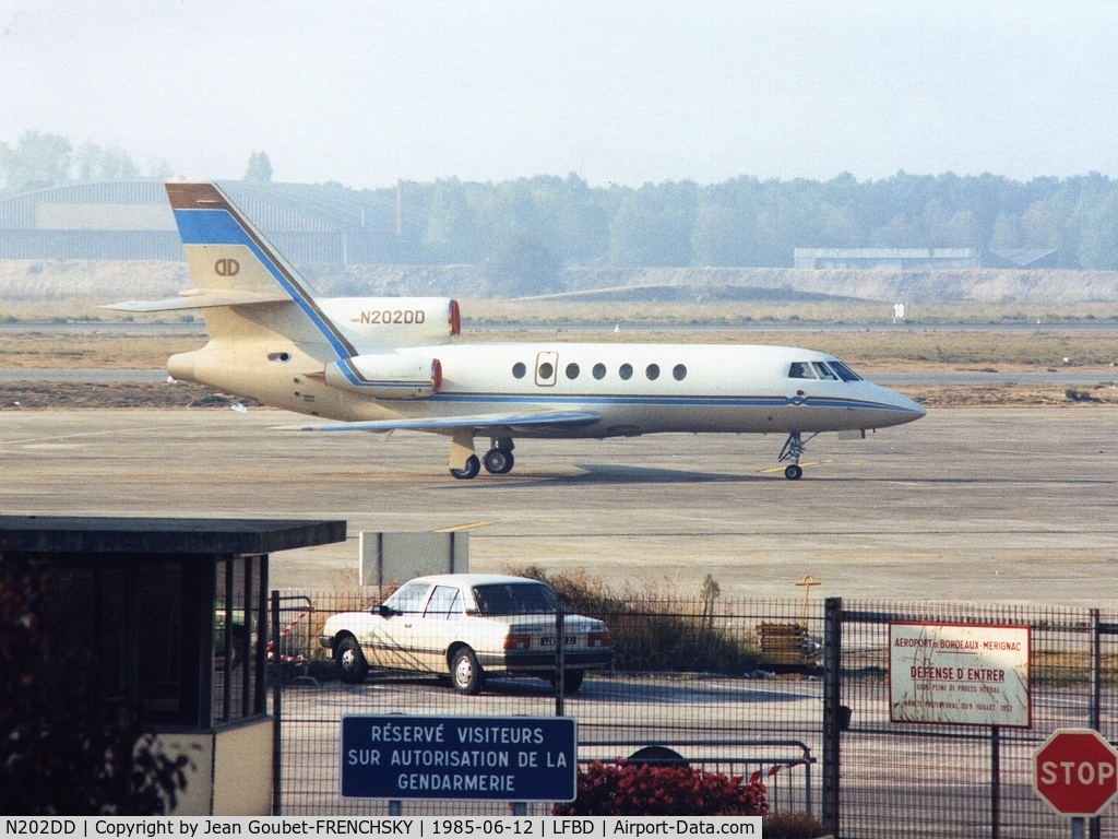 N202DD, 1981 Dassault Falcon 50 C/N 54, private Falcon 50