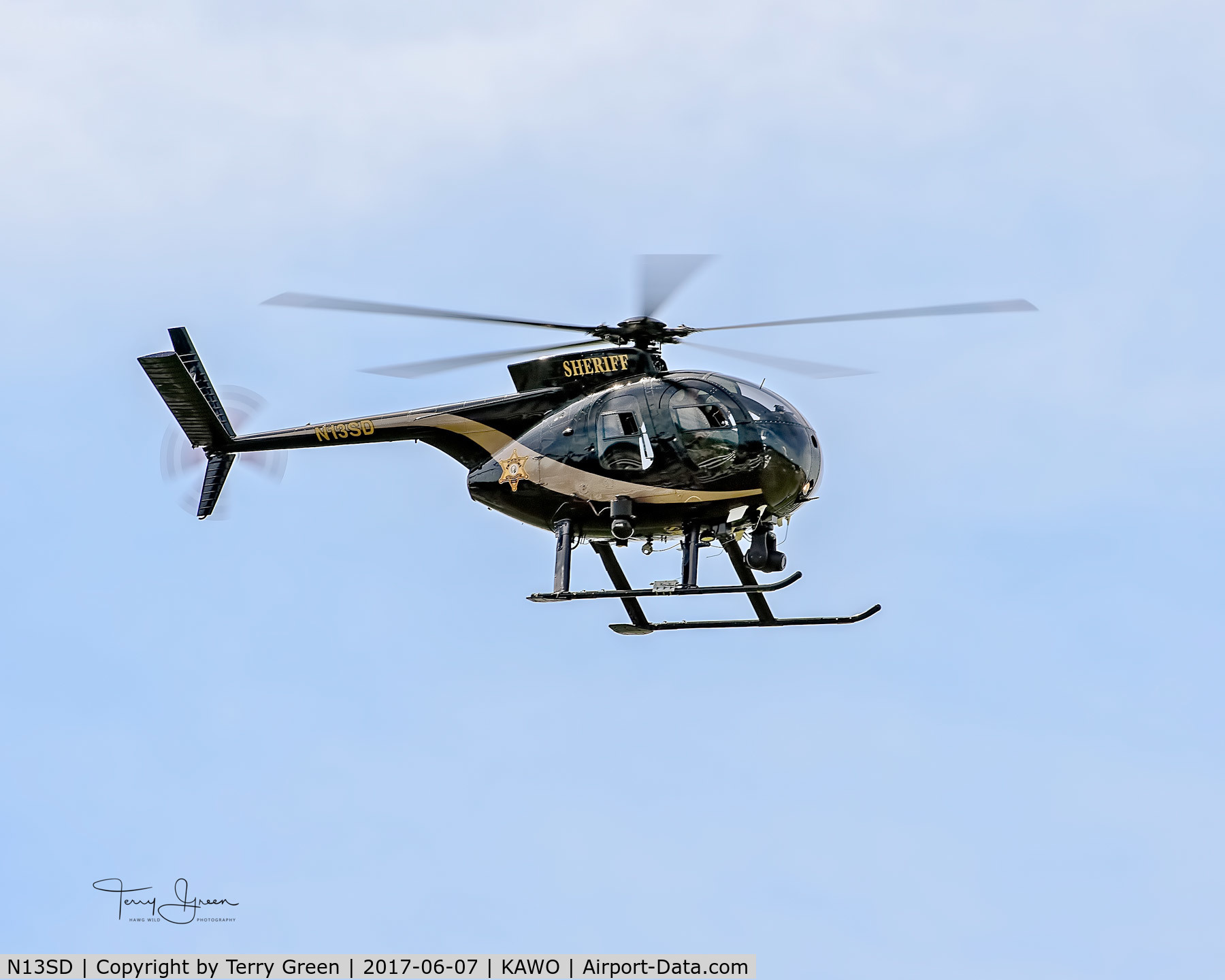 N13SD, 1966 Hughes OH-6A Cayuse C/N 0376, KAWO