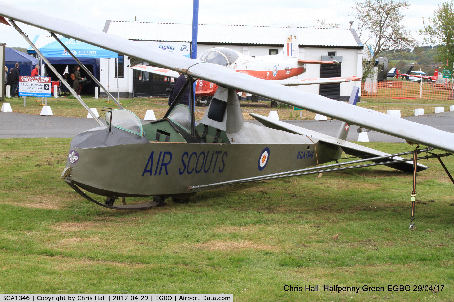 BGA1346, Slingsby T-31B Cadet TX.3 C/N Not found BGA1346, at the Radial & Trainer fly-in