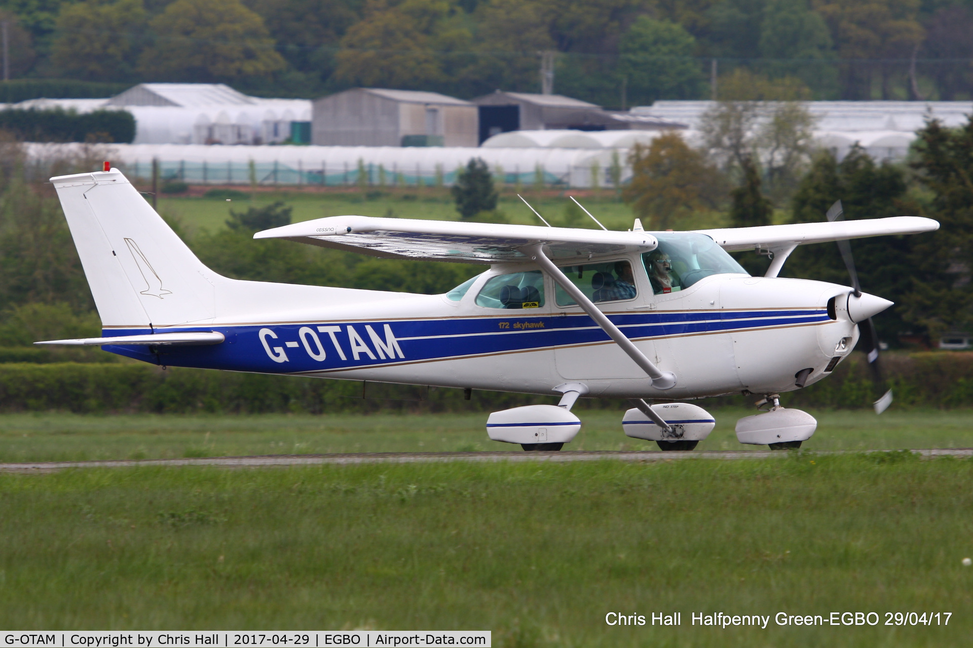 G-OTAM, 1974 Cessna 172M Skyhawk C/N 172-64098, at the Radial & Trainer fly-in