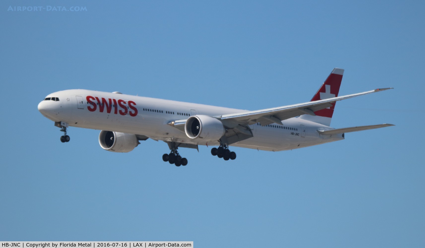 HB-JNC, 2016 Boeing 777-3DE/ER C/N 44584, Swiss