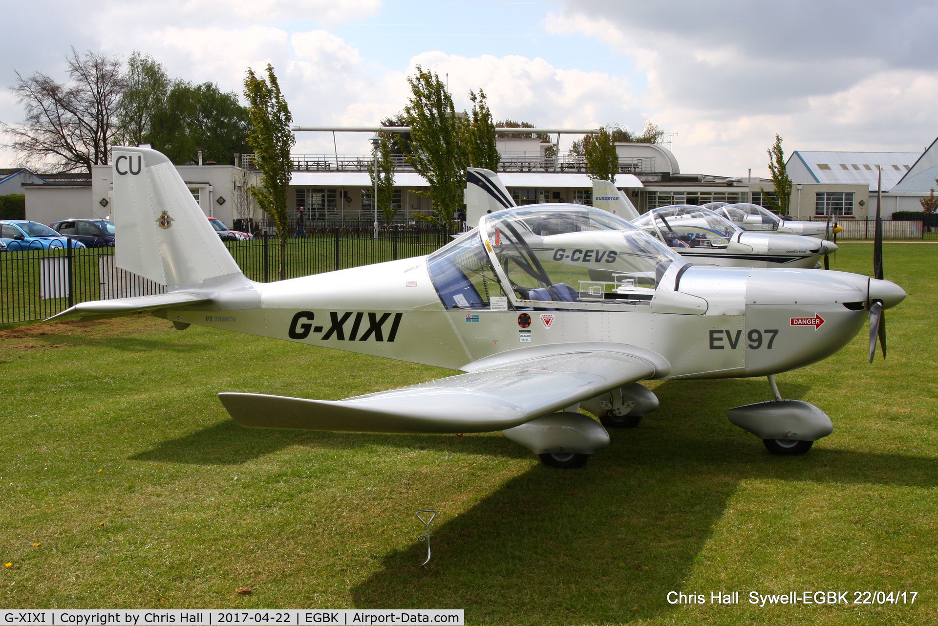 G-XIXI, 2007 Cosmik EV-97 TeamEurostar UK C/N 2938, at the EV-97 fly in. Sywell