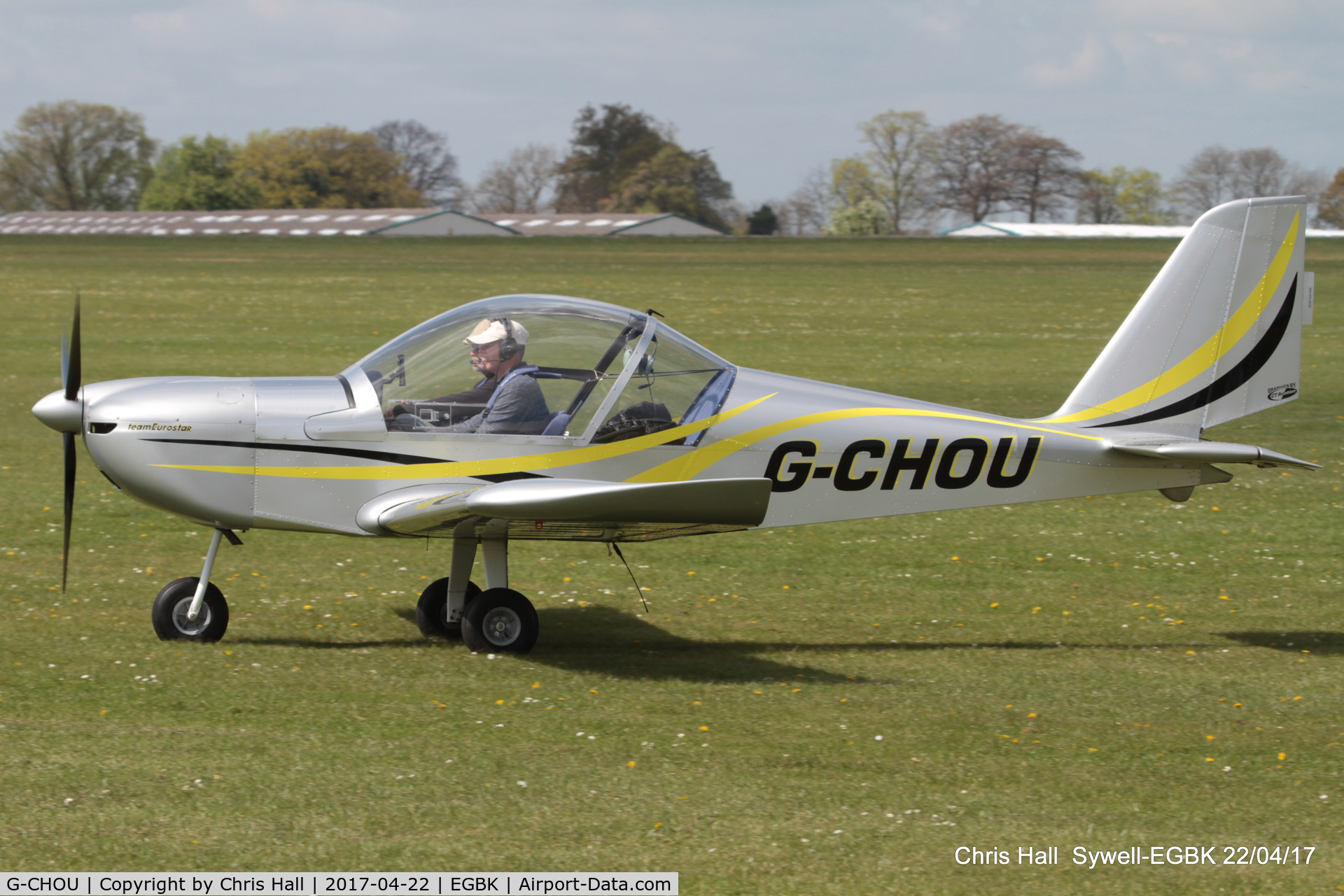 G-CHOU, 2012 Cosmik EV-97 TeamEurostar UK C/N 4102, at the EV-97 fly in. Sywell