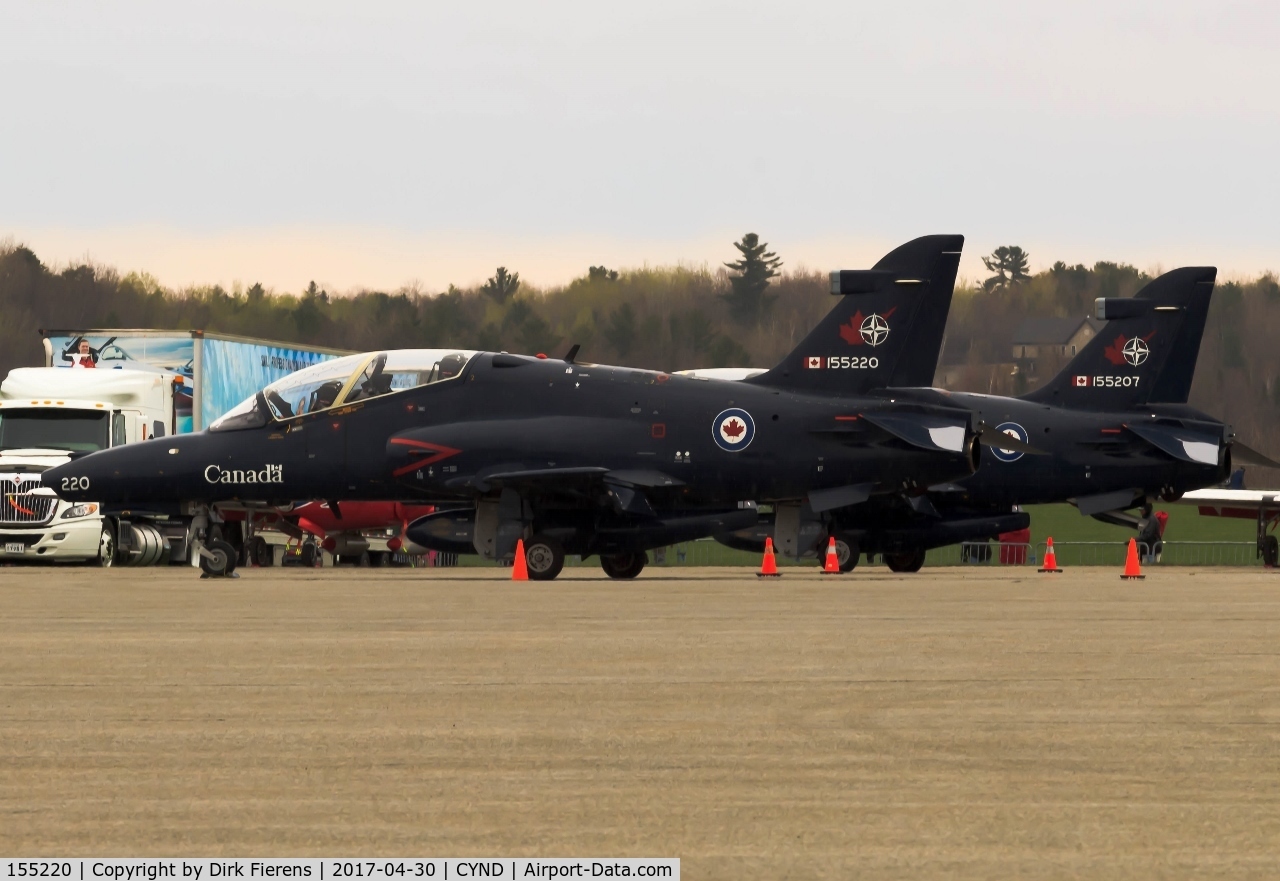 155220, 2002 BAE Systems CT-155 Hawk C/N IT029/716, Park at the 2017 Gatineau Airshow.