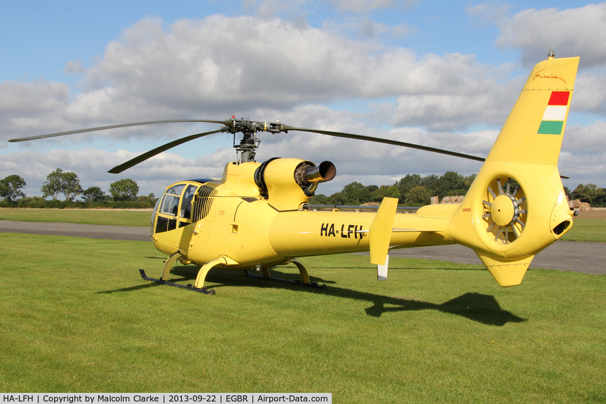 HA-LFH, 1979 Aerospatiale SA-342J Gazelle C/N 1775, Aerospatiale SA-342J Gazelle at Breighton Airfield's Helicopter Fly-In. September 22nd 2013.