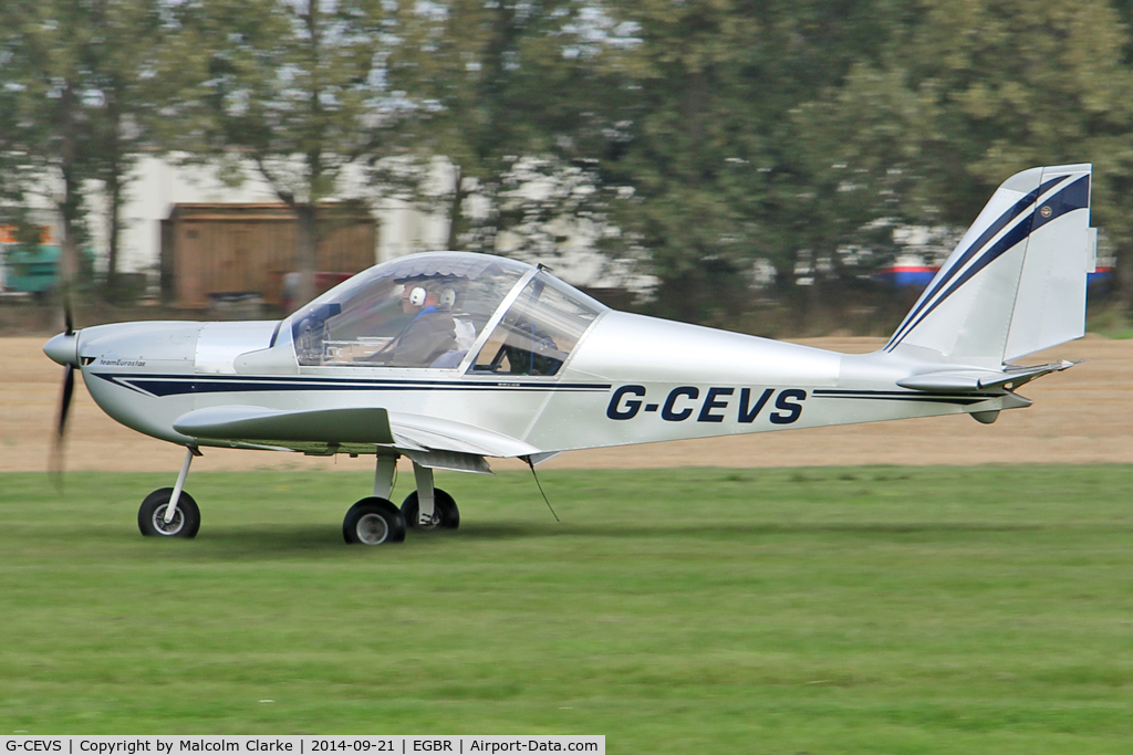 G-CEVS, 2007 Cosmik EV-97 TeamEurostar UK C/N 3102, Cosmik EV-97 TeamEurostar UK at Breighton Airfield's Helicopter Fly-In. September 21st 2014.