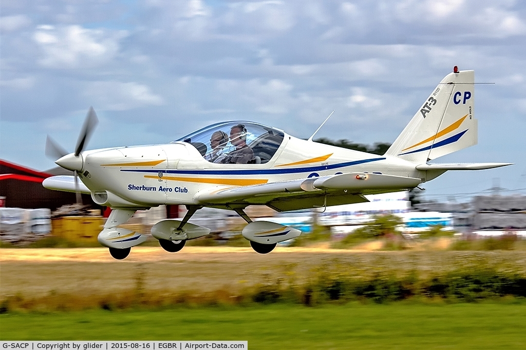 G-SACP, 2013 Aero AT-3 R100 C/N AT3-062, arrival