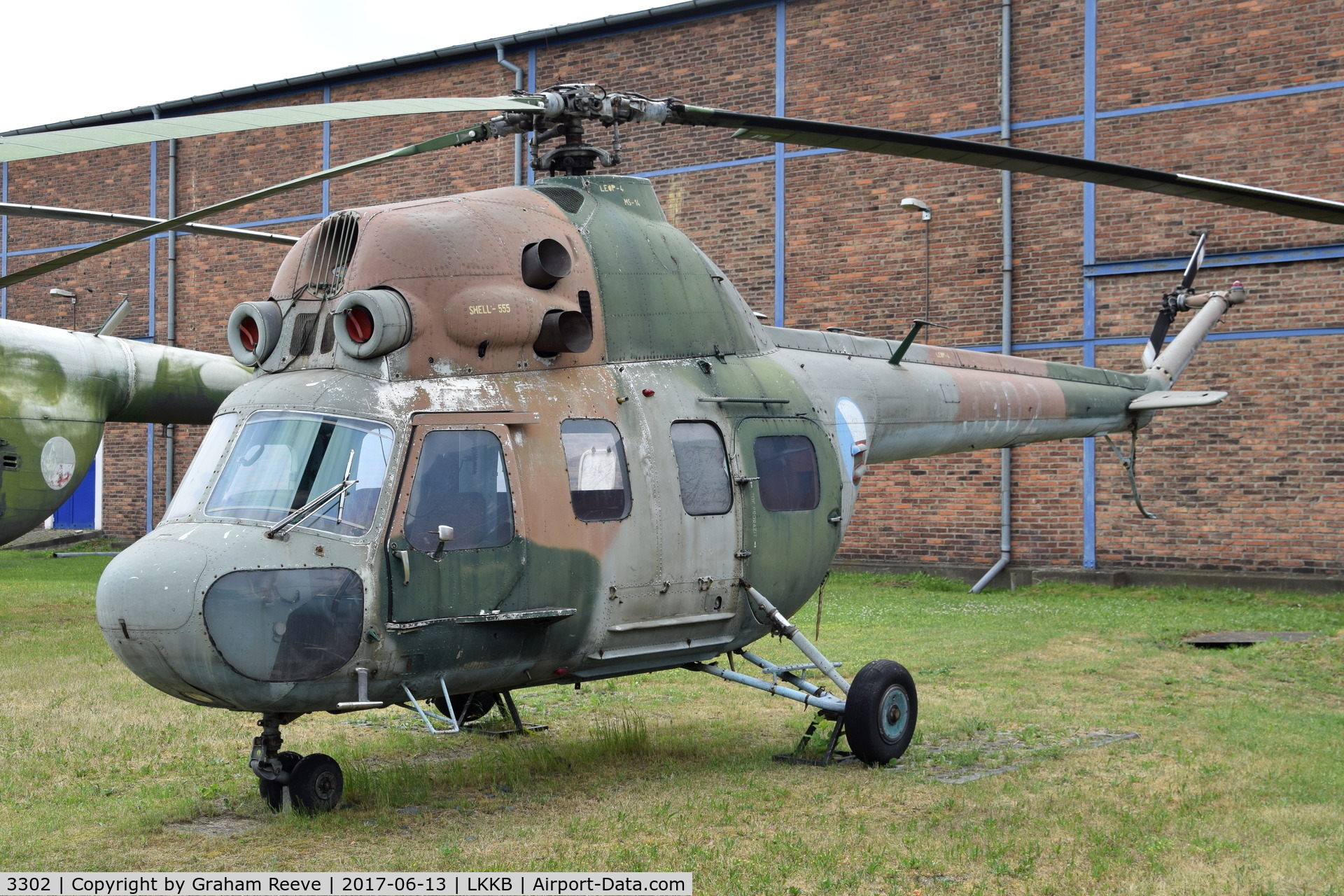 3302, 1973 Mil Mi-2 Hoplite C/N 533302123, Displayed at the 