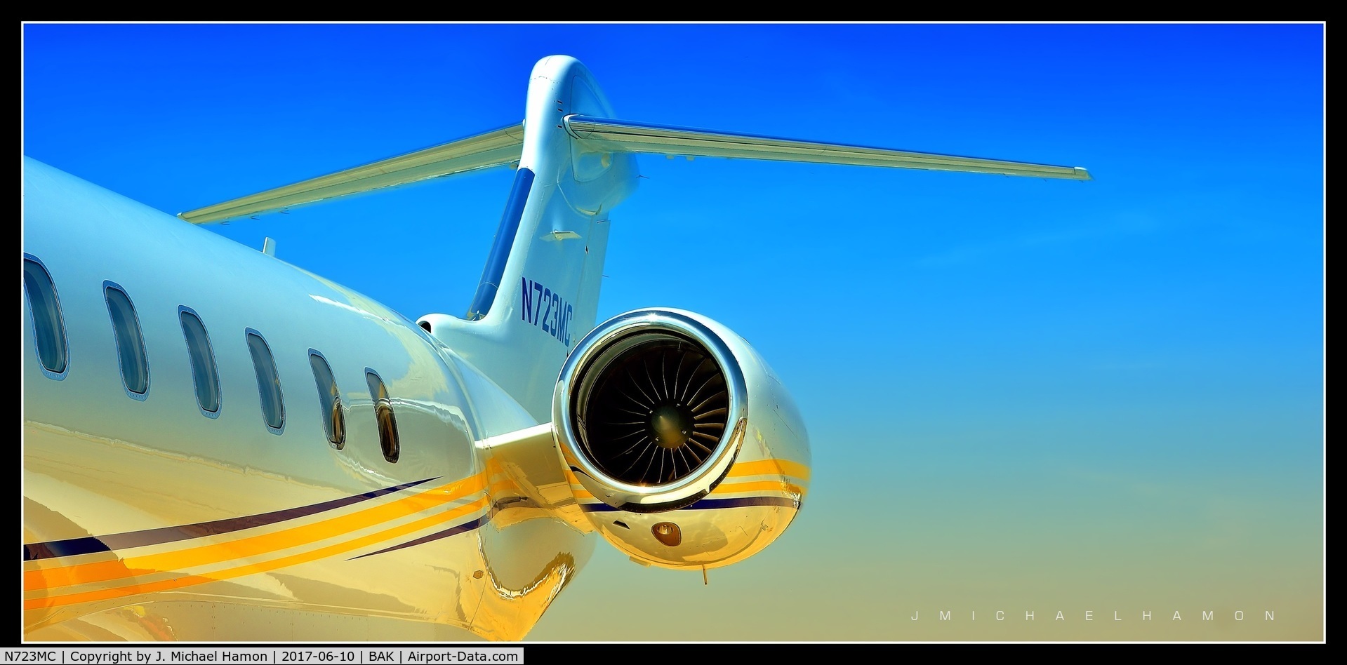 N723MC, 2006 Bombardier Challenger 300 (BD-100-1A10) C/N 20123, Aviation Day - 2017