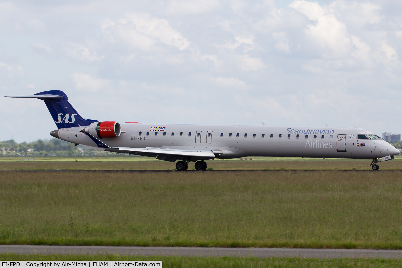 EI-FPD, 2016 Bombardier CRJ-900LR (CL-600-2D24) C/N 15401, SAS Airlines
