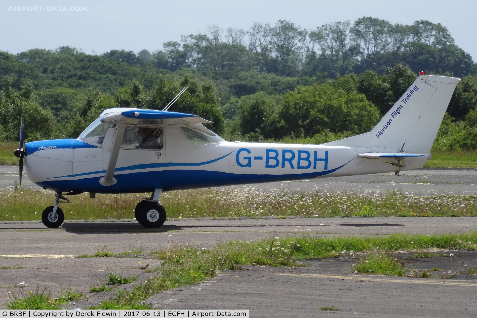 G-BRBF, 1978 Cessna 152 C/N 152-81993, 152, horizon Flight Training, St Athan Vale of Glamorgan based. Previously N50410, seen taxxing in.