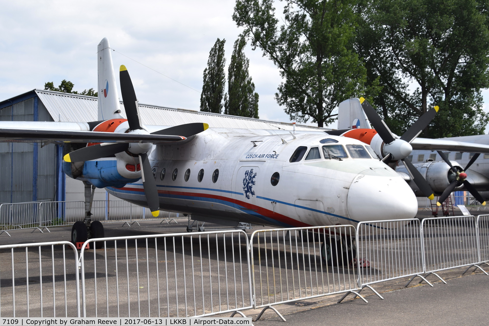 7109, Antonov An-24V C/N 17307109, On display at 