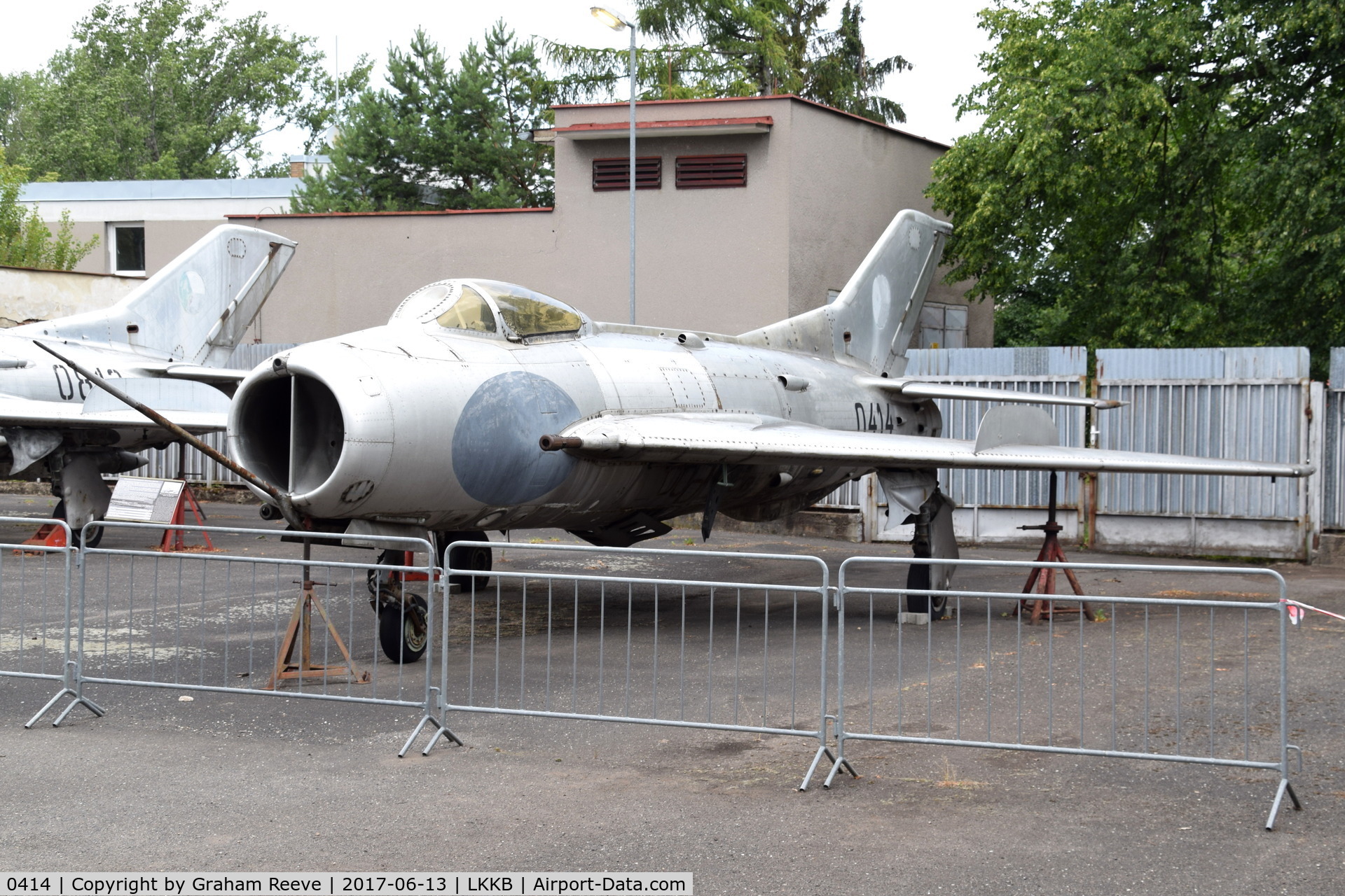 0414, 1961 Aero S-105 (MiG-19S) C/N 150414, On display at 