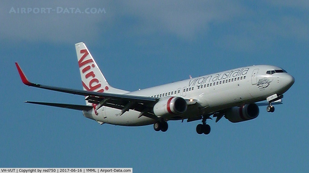 VH-VUT, 2009 Boeing 737-8FE C/N 36608, Virgin Australia VH-VUT Boeing 737 YMML 20170616