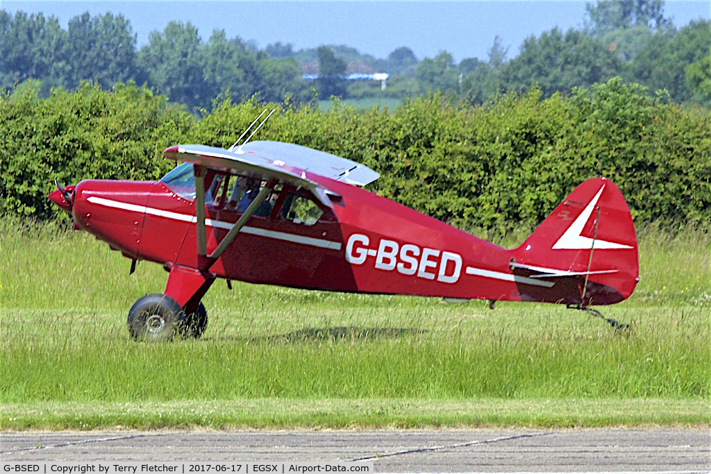 G-BSED, 1957 Piper PA-22-160 Tri Pacer C/N 22-6377, At North Weald