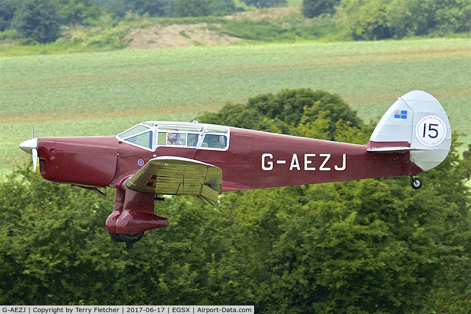 G-AEZJ, 1937 Percival P-10 Vega Gull C/N K.65, At North Weald