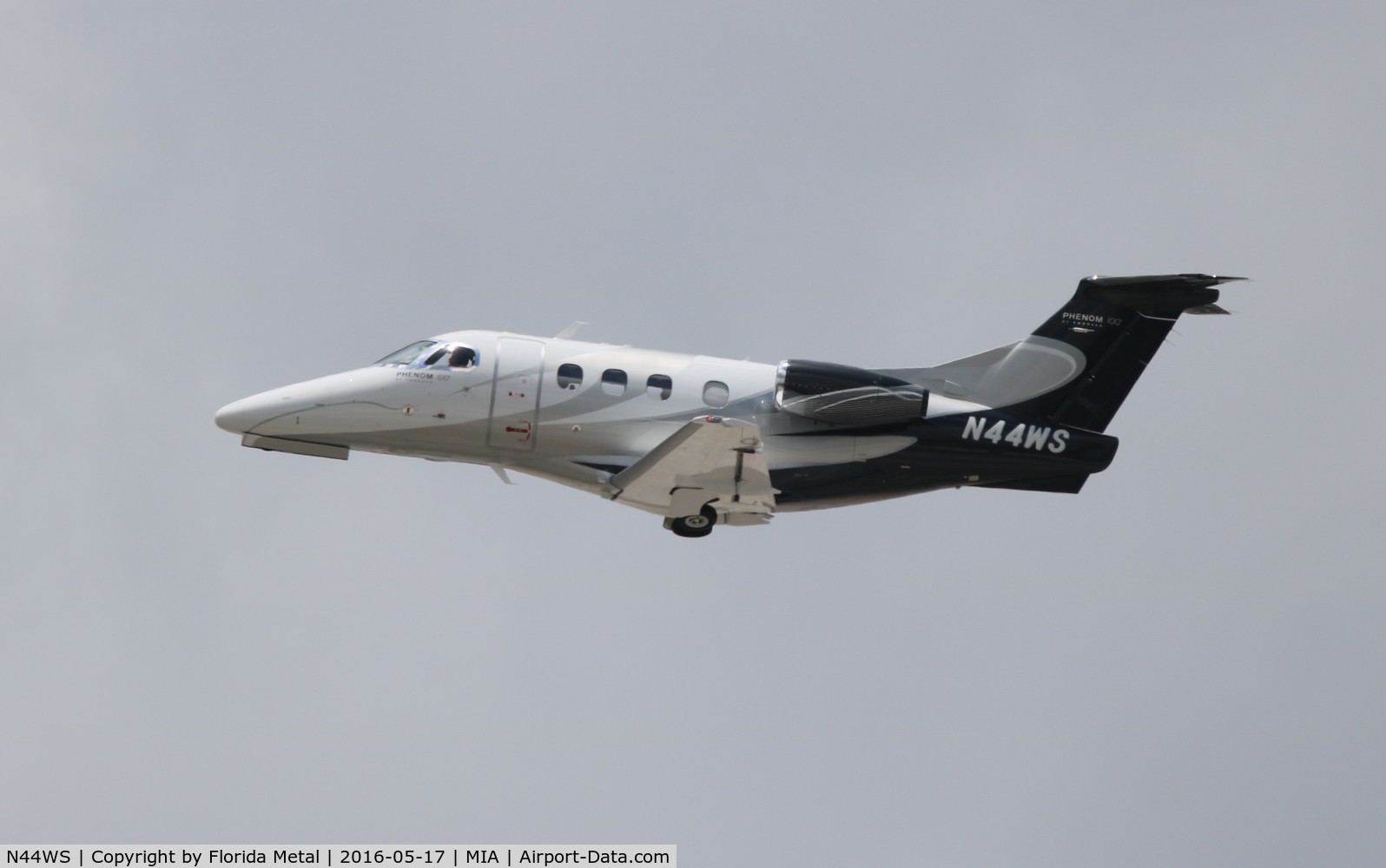 N44WS, 2013 Embraer EMB-500 Phenom 100 C/N 50000317, Phenom 100