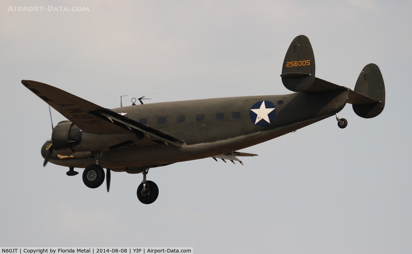 N60JT, 1943 Lockheed C-60A Lodestar C/N 2478, Goodtime Gal C-60