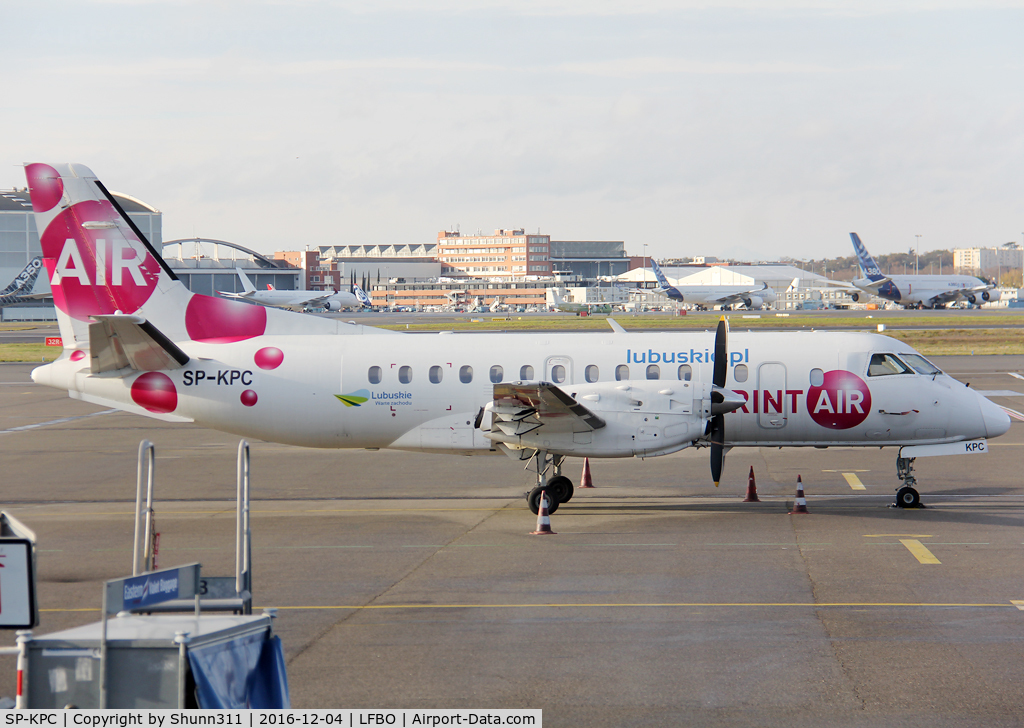 SP-KPC, 1986 Saab SF340A C/N 340A-070, Parked at the General Aviation area...