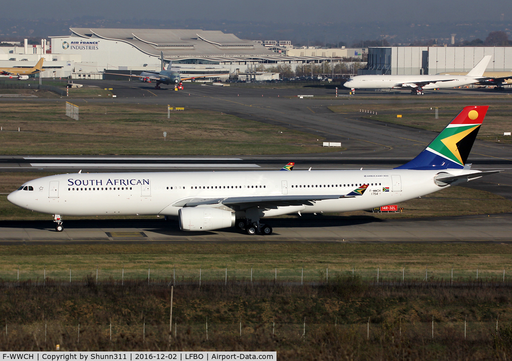 F-WWCH, 2016 Airbus A330-343 C/N 1754, C/n 1754 - To be ZS-SXJ