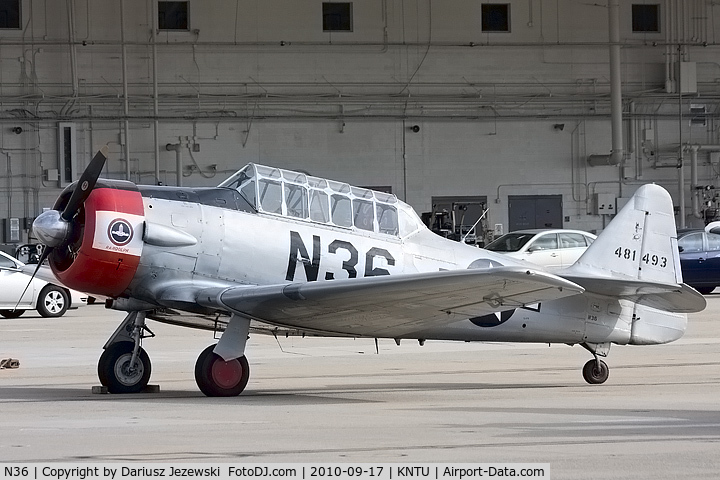 N36, 1944 North American AT-6F Texan C/N 121-42765, North American Texan  CN 121-41842, N36_JK17