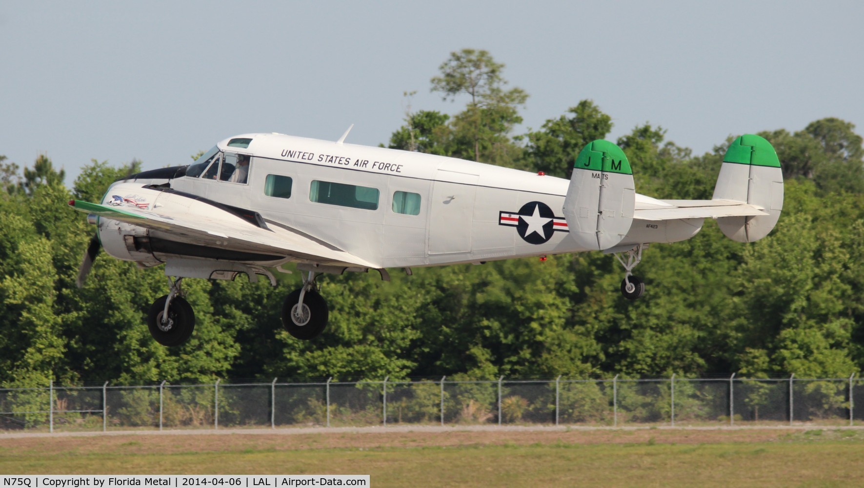 N75Q, 1951 Beech C-45G Expeditor (AT-11) C/N 4009/AF-423, C-45G