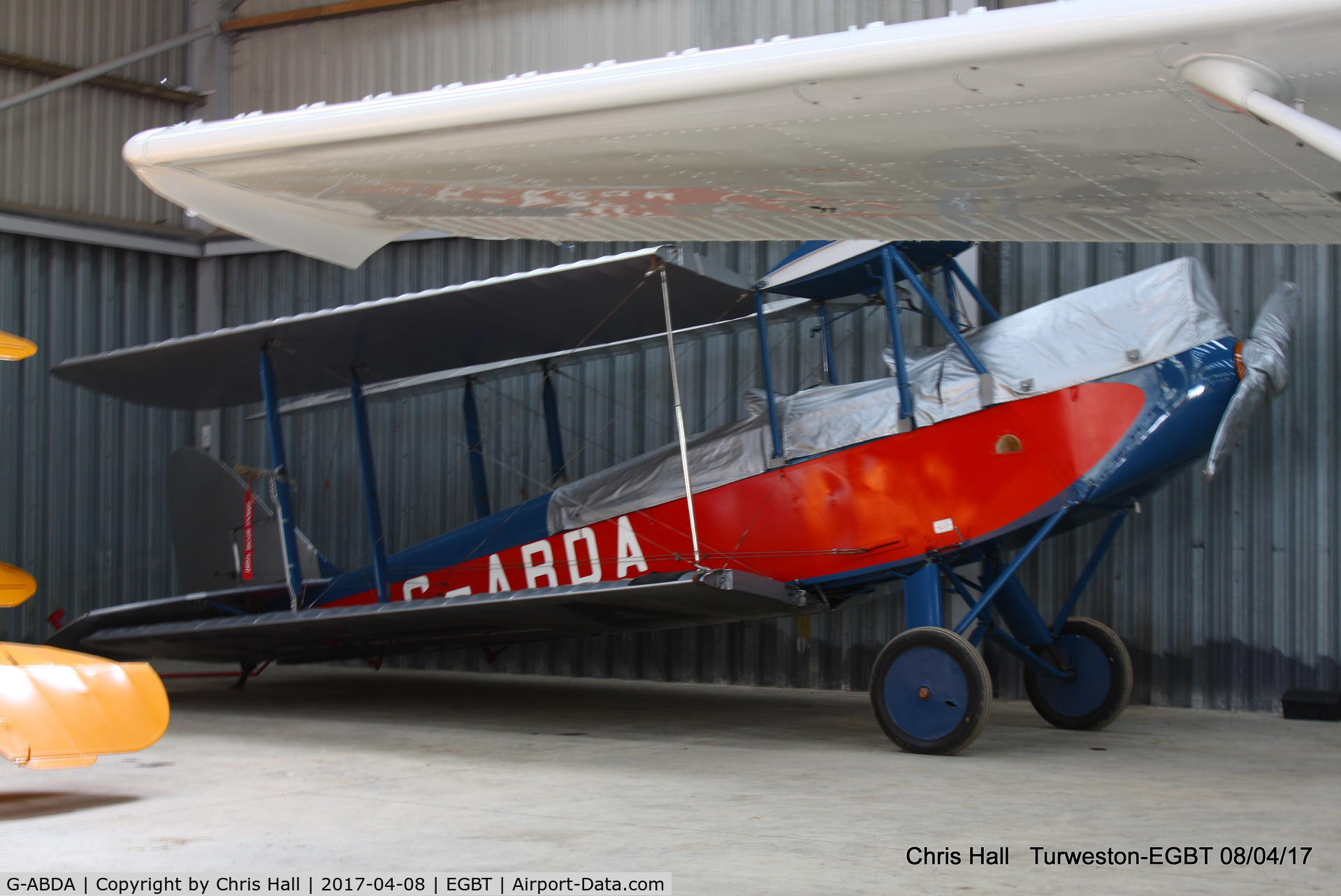 G-ABDA, 1929 De Havilland DH-60G Gypsy Moth C/N 1284, at Turweston