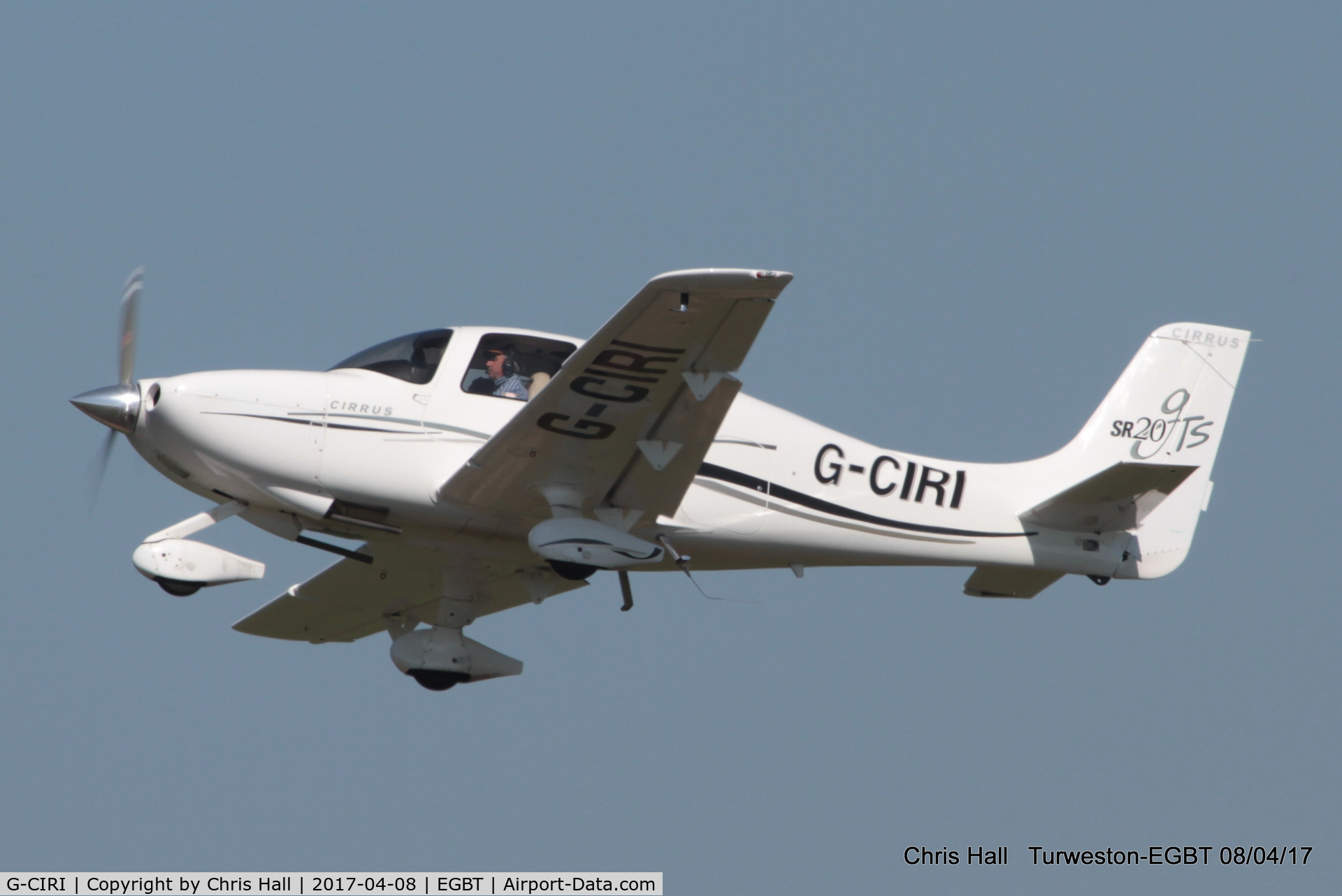 G-CIRI, 2007 Cirrus SR20 C/N 1791, at The Beagle Pup 50th anniversary celebration fly in